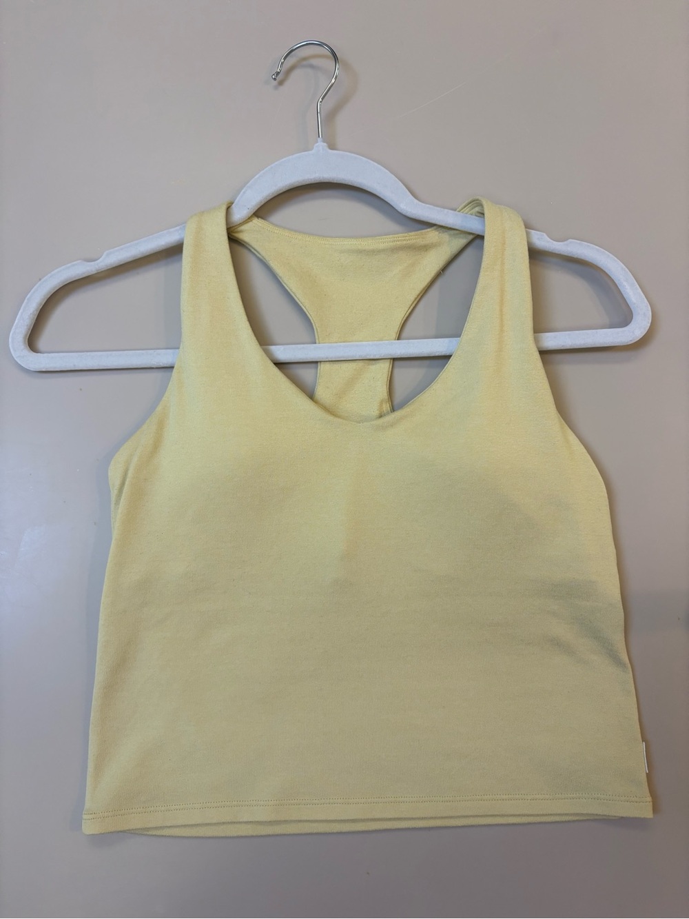 Vuori Pale Yellow Tank Top